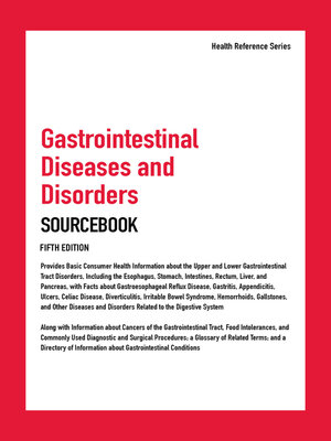 cover image of Gastrointestinal Diseases and Disorders Sourcebook
